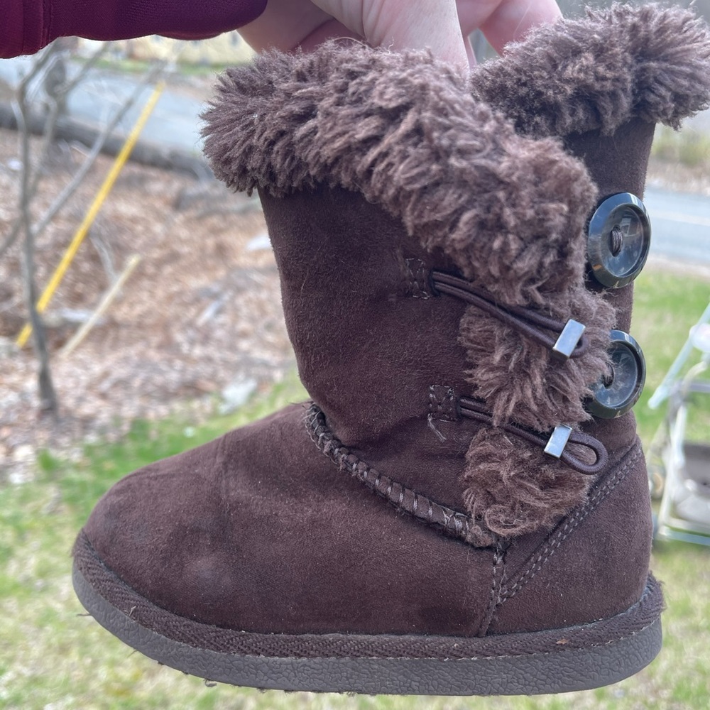 Brown booties